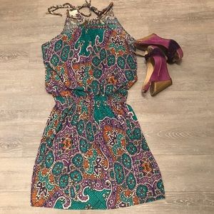 Donna Morgan colourful dress